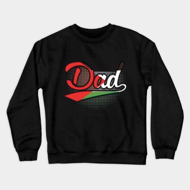 Palestinian Dad - Gift for Palestinian From Palestine Crewneck Sweatshirt by Country Flags